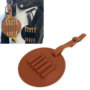 Портативный органайзер-держатель для футболки для гольфа из искусственной кожи 5Z