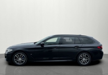 BMW Seria 5 G30-G31 Touring Facelifting 2.0 530i 252KM 2021 BMW Seria 5 530i 252 KM Laser M Sport Panorama Hak Navi ACC Head Up Shadow, zdjęcie 7