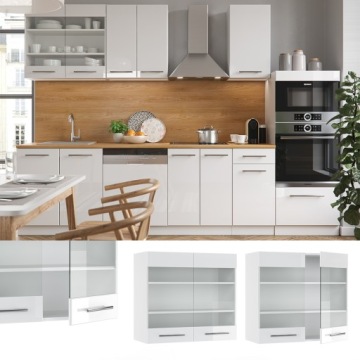 FAME-LINE ПОДВЕСНОЙ ШКАФ 80СМ БЕЛЫЙ ГЛЯНЦЕВЫЙ VICCO