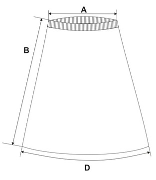 MORAJ женская элегантная ЮБКА МАКСИ с карманами, длинная ВИСКОЗА - M