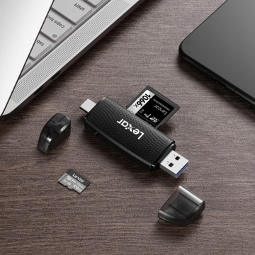 Устройство чтения карт памяти Lexar Dual Slot USB-A/C SD и microSD