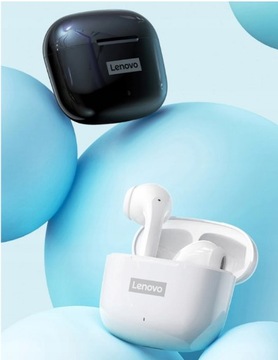 Беспроводные наушники-вкладыши Lenovo LP40 PRO ЧЕРНЫЙ/БЕЛЫЙ