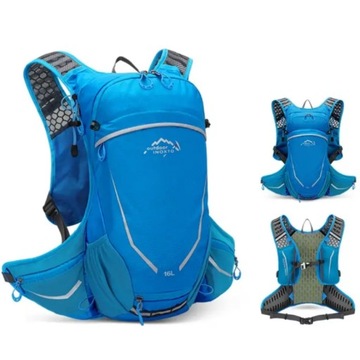 Синий велосипедный рюкзак объемом 16 л, небольшой спортивный рюкзак, треккинговый рюкзак