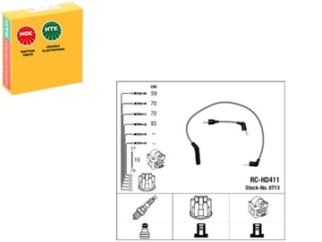 NGK713 SADA PŘÍVODŮ ZAPALOVACÍ HYUNDAI SONATA
