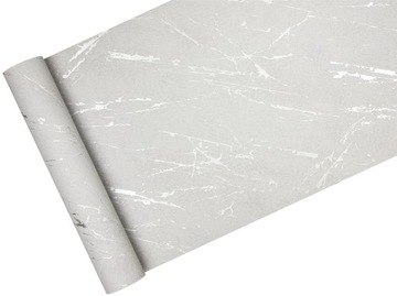ОБОИ ДЛЯ СТЕН MARBLE STUCK VENICE GOLD STONE бело-золотой винил