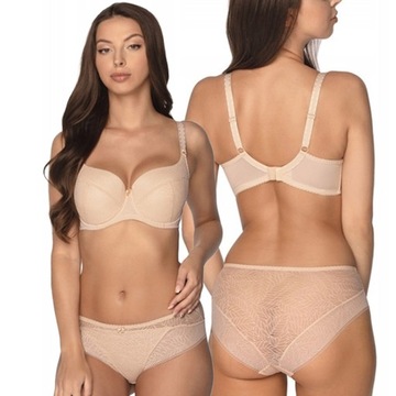 Biustonosz usztywniany Gaia Micaela 758 beż 2 70G