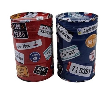 PUSZKA SKARBONKA METALOWA DUŻA NA PIENIĄDZE BANKNOT