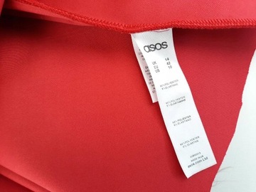 ASOS WIZYTOWA RÓŻOWA ROZKLOSZOWANA ELEGANCKA KLASYCZNA SPÓDNICA 42 XL