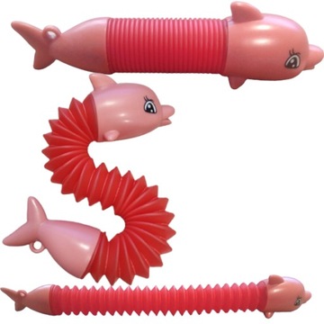 RURKA POP TUBE ROZCIAGLIWA TUBA SENSORYCZNA DELFIN