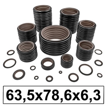 PIERŚCIEŃ DŁAWNICOWY USZCZELNIENIE TŁOCZYSKA K35 OW3 GIR 63,5x78,6x6,3