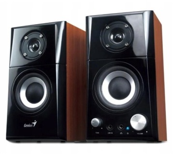 Głosniki GENIUS 14W RMS SP-HF500A Drewno Stereo
