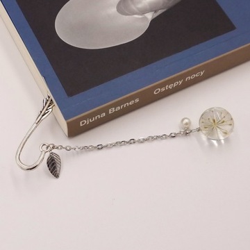 ПЕРО ЦВЕТЫ КНИГА ЗАКЛАДКА Серебро