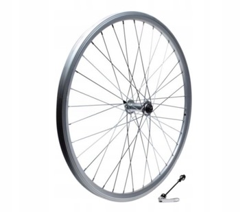 Koło Rowerowe Alu Przód 26 Stożek + Szybkozamykacz