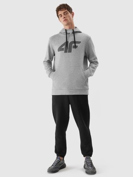 4F МУЖСКАЯ СПОРТИВНАЯ ФУТБОЛКА С БАЗОВЫМ КАПЮШОНОМ