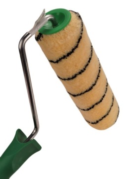 ВАЛИК ДЛЯ КРАСКИ ОРАНЖЕВЫЙ 18 СМ с ручкой