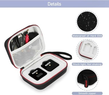 Жесткий дорожный футляр для микрофона RODE Wireless GO.