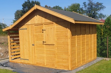 Domek na ROD z drewna ogrodowy ogród altana 3x3 m