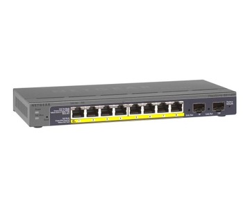Switch 8 port gigabitowy zarządzalny Netgear GS110TP-300EUS 8xPoE + 2xSFP