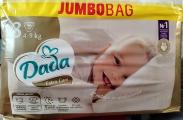 Pieluszki Dada Extra Care rozmiar 3 4-9 kg 96 szt.