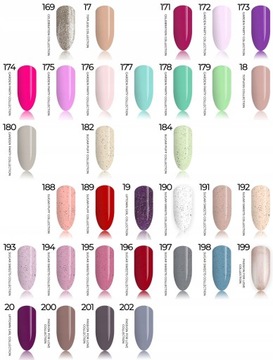 НАБОР 10x гибридного лака NTN MIX OF COLORS OLIVE