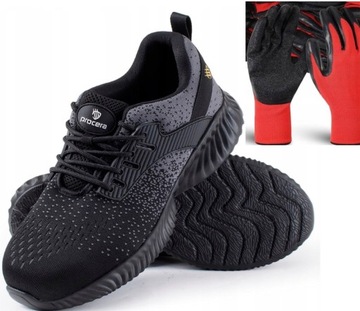 PRO Sportowe PÓŁBUTY ROBOCZE adidasy męskie z NOSKIEM TEXO-FLY PROCERA 43