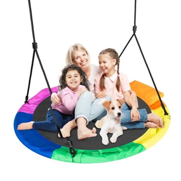 САДОВЫЕ КАЧЕЛИ АИСТОВОЕ ГНЕЗДО ПОДВЕСНОЕ СТУЛ-КАЧАЛКА КОРЗИНА 95 см Swingo