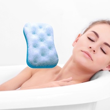 ГУБКА МАССАЖНАЯ CERES ДЛЯ МЫТЬЯ ДУШЕВОЙ ВАННЫ, 2-СЛОЙНАЯ, 1 ШТ, РАССЛАБЛЯЕТ