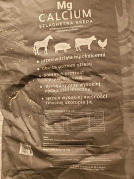 KREDA PASTEWNA PREMIUM SZLACHETNA Z ALGAMI MORSKIMI 25KG konie kury bydło