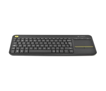 Беспроводная сенсорная клавиатура LOGITECH K400 Plus, черная