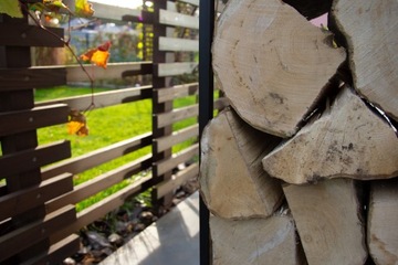 Деревянная подставка, деревянная корзина 120 см, ЧЕРНАЯ