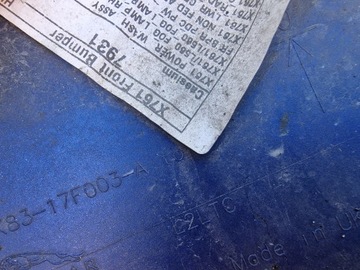 JAGUAR F PACE X761 NÁRAZNÍK PŘEDNÍ HK83-17F003-A