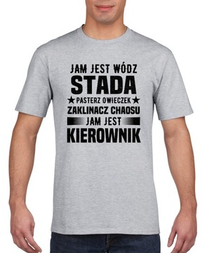 Koszulka męska Jam jest Kierownik L