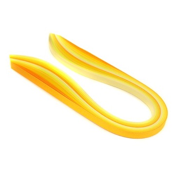 Paski do Quillingu 5mm/50cm 100szt, Żółte
