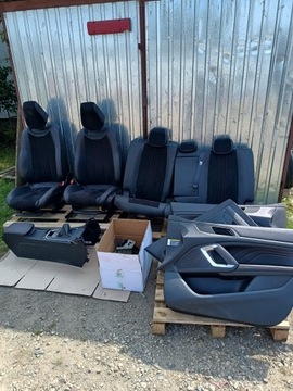 PEUGEOT 308 II T9 Fotele przód kanapa tył pasy boczki GT line SW Kombi