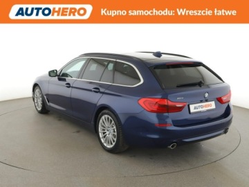 BMW Seria 5 G30-G31 Touring 520d 190KM 2018 BMW 520 4x4 automat pamorama full LED jasne skóry, zdjęcie 3