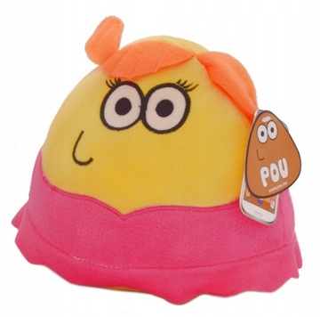 POU dziewczynka w SUKIENCE maskotka PLUSZAK dziewczynka 20 cm