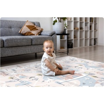 КОВРИК ДВУХСТОРОННИЙ, СКЛАДНОЙ, 200 x 180 x 1 см, ДЕТСКИЙ