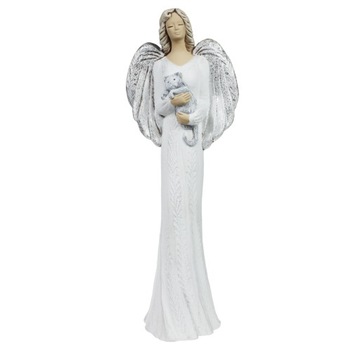 Ангел Ангел с котом Большая гипсовая фигурка