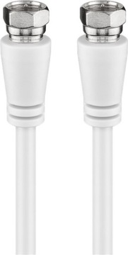 Kabel antenowy SAT 3x ekranowany 1m
