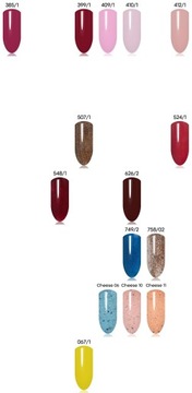 Zestaw 9x La'kier lakier hybrydowy LAMPA FREZARKA