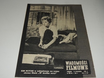 WIADOMOŚCI FILMOWE 42/1960 Kim Novak, Kawalerowicz