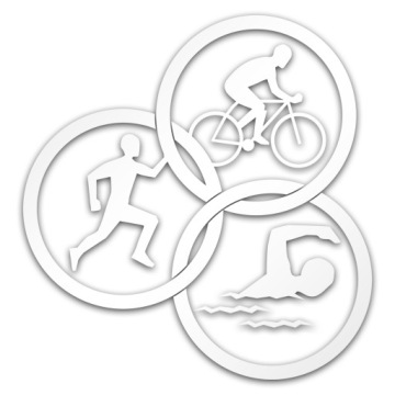 TRIATHLON HOBBY SPORT NAKLEJKA ODBLASKOWA NA AUTO