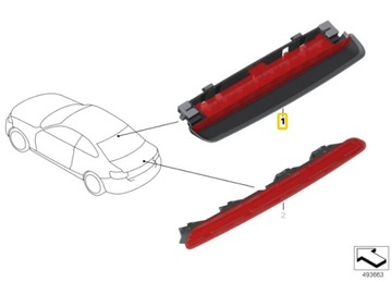 TŘETÍ SVĚTLO STOP BMW F22 NOVÉ ORIGINÁLNÍ 7311542