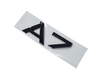 Emblemat A7 do Audi Black Glossy