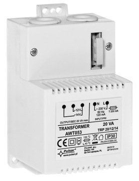 AWT053 - transformator TRP 20VA/12V/14V AC/AC