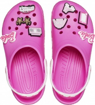 Damskie Buty Chodaki Klapki Crocs Classic Barbie 208817 Clog 38-39