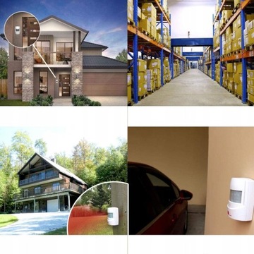 БЕСПРОВОДНОЙ ДАТЧИК ДВИЖЕНИЯ PIR СИГНАЛ ТРЕВОГИ