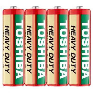 80x = аккумуляторы Toshiba HEAVY DUTY 40x AA + 40x AAA R03 R6 1,5 В НАБОР