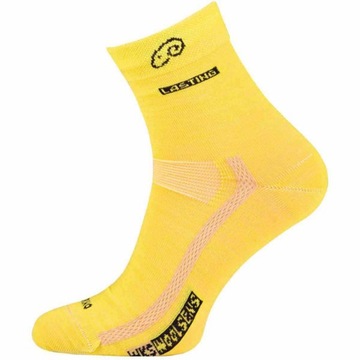 Skarpety na rower z wełny merynosa merino WKS46-49