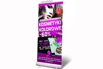 Artystyczny projekt graficzny ROLL-UP Rollup